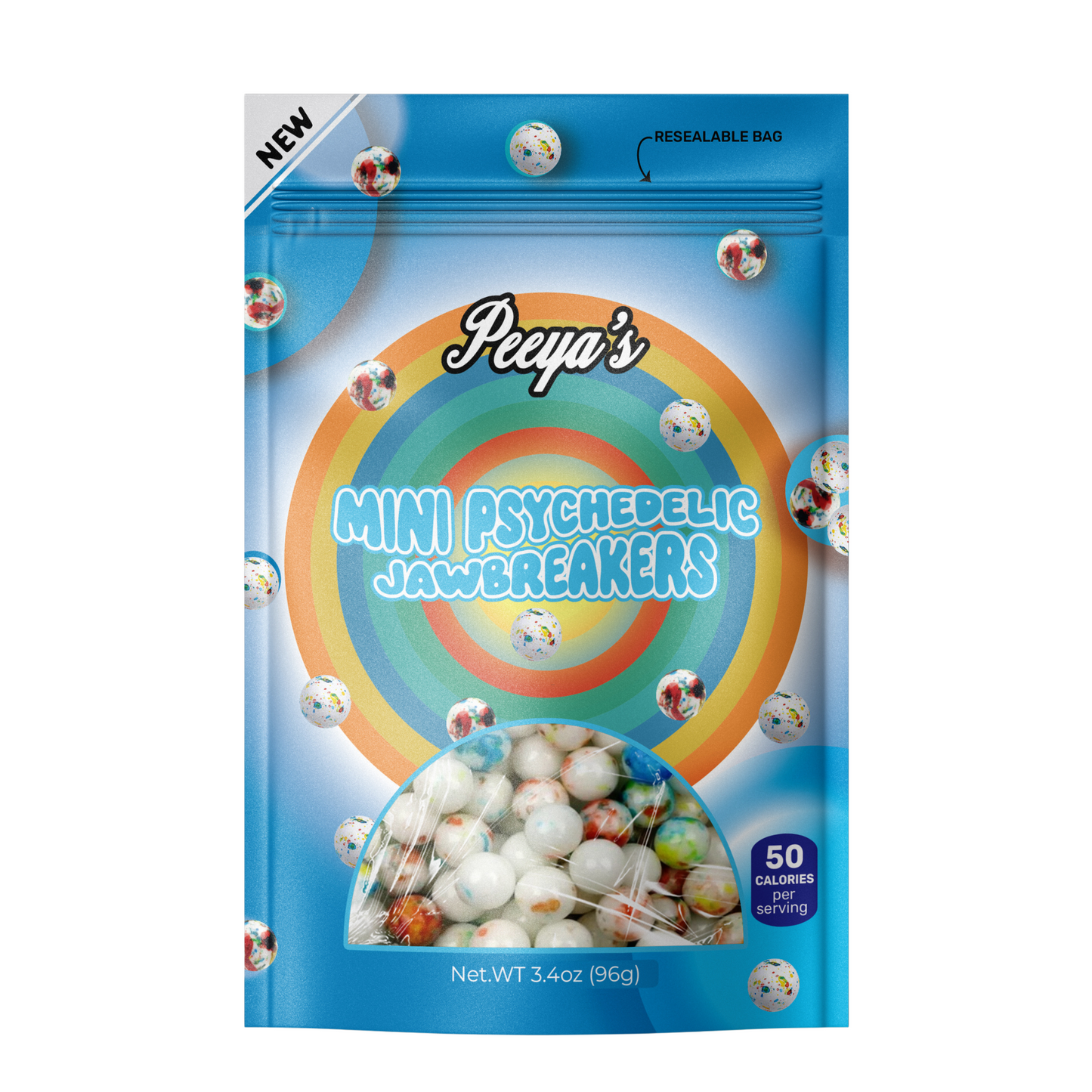 Peeya’s Mini Psychedelic Jawbreakers- Pack of 3