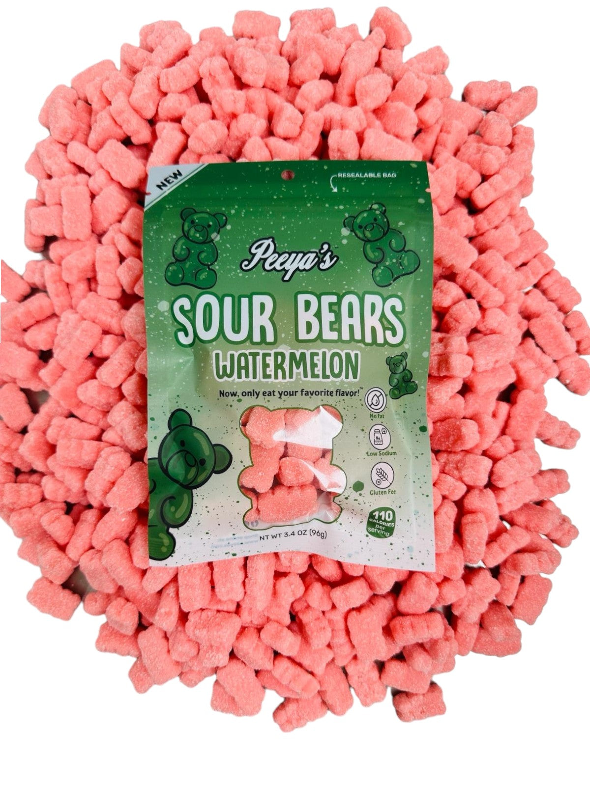 Peeya’s Watermelon Sour Bears- Pack of 6